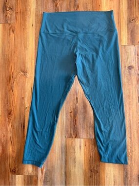 lululemon athletica Teal High-Waist Track Pants